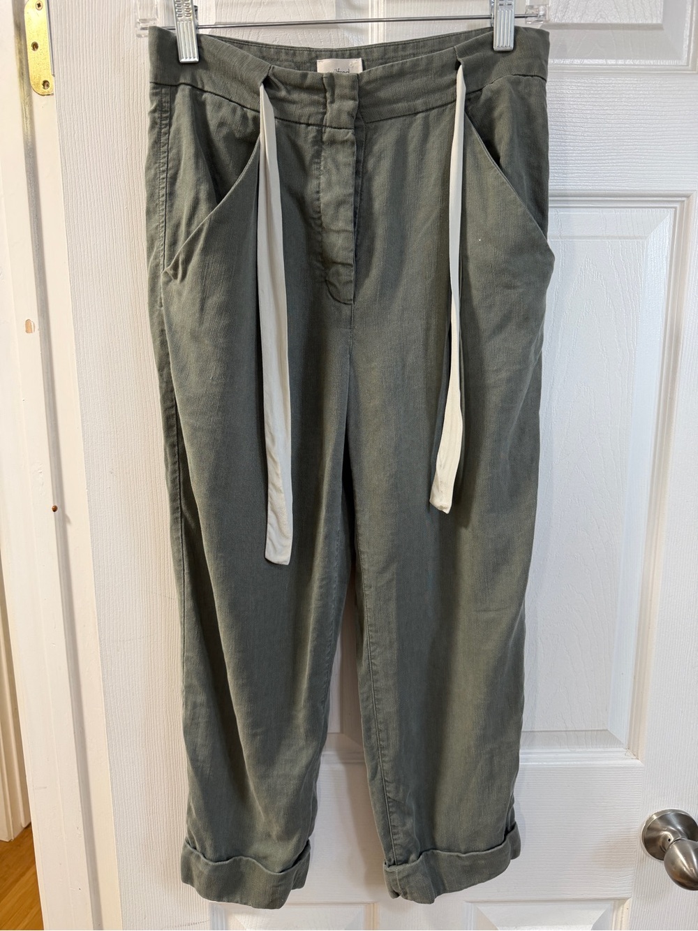 Wilfred Aritzia Allant Pant Soft Green With Drawstring